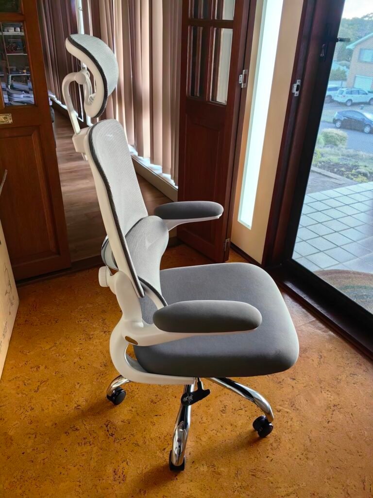 view of unboxed ergolife best budget home office chair australia tried and tested for several week unboxing purchased package arrival at home testing experience